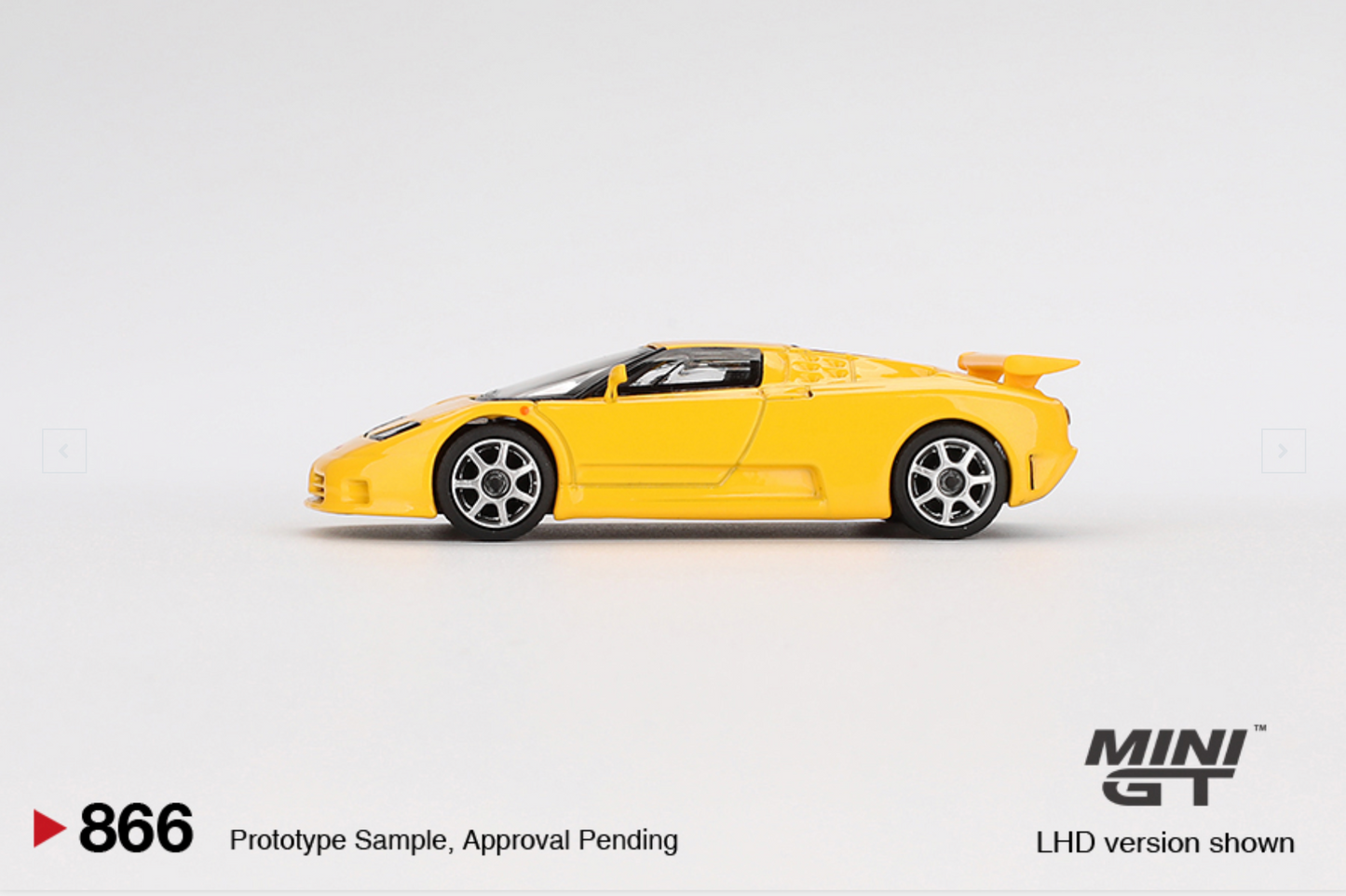 MiniGT - 1/64 Bugatti EB110 Super Sport Giallo Bugatti