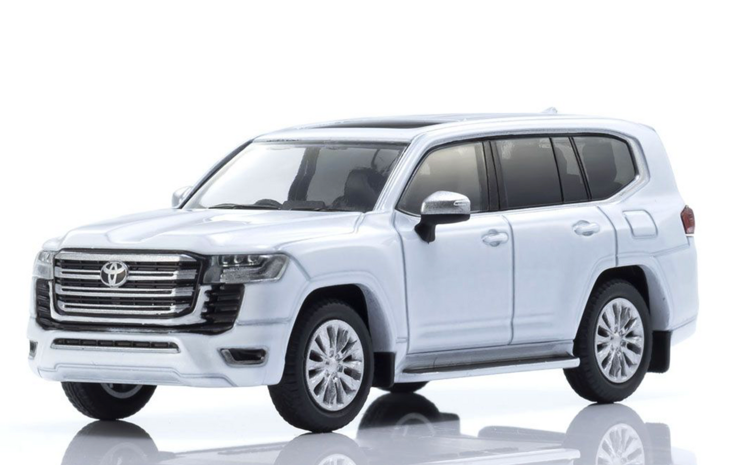 Kyosho 1:64   No.14 TOYOTA LAND CRUISER WHITE