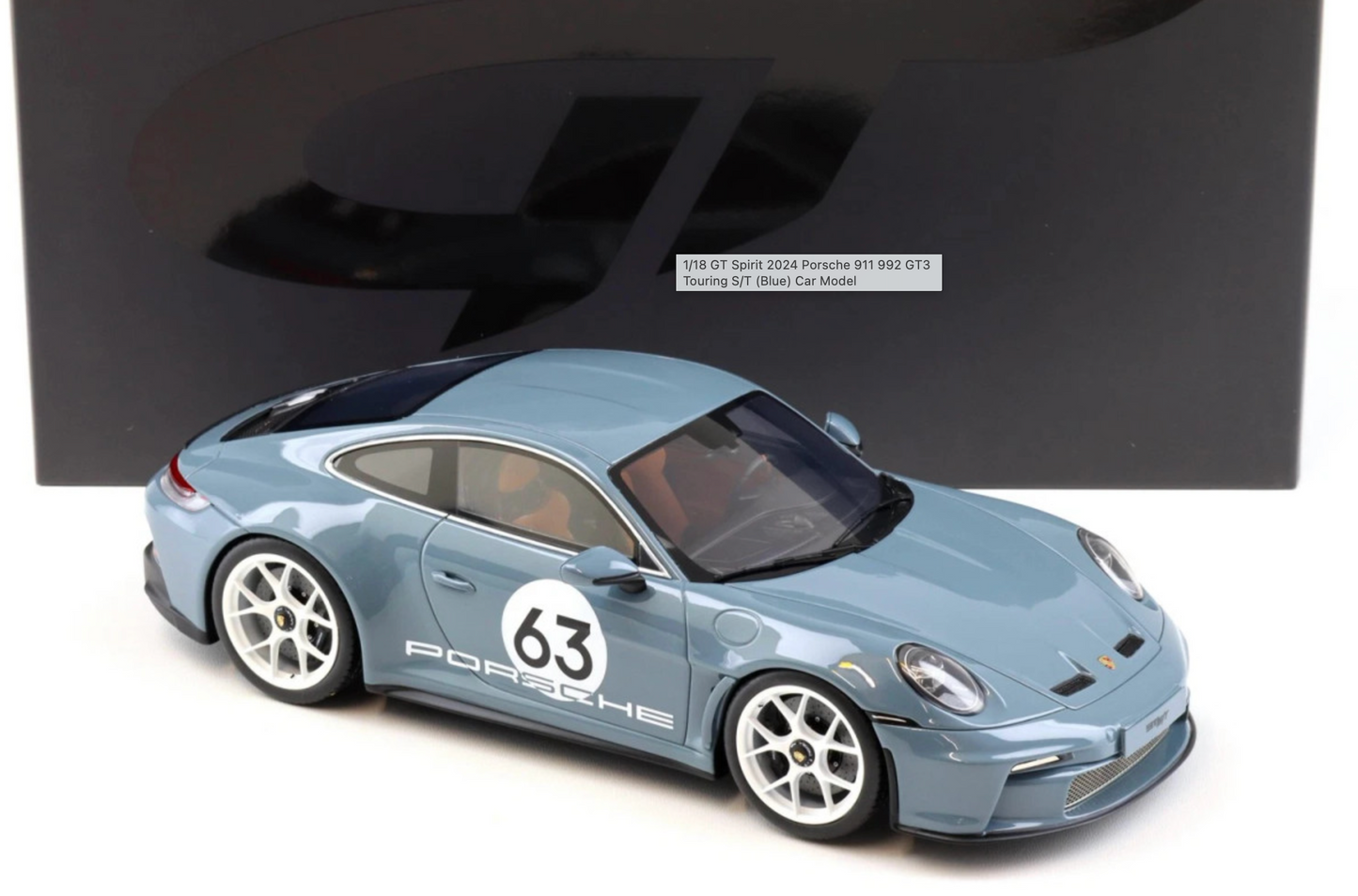 GT-Spirit 1:18 Porsche 911 992 GT3 Touring S/T (Blue)