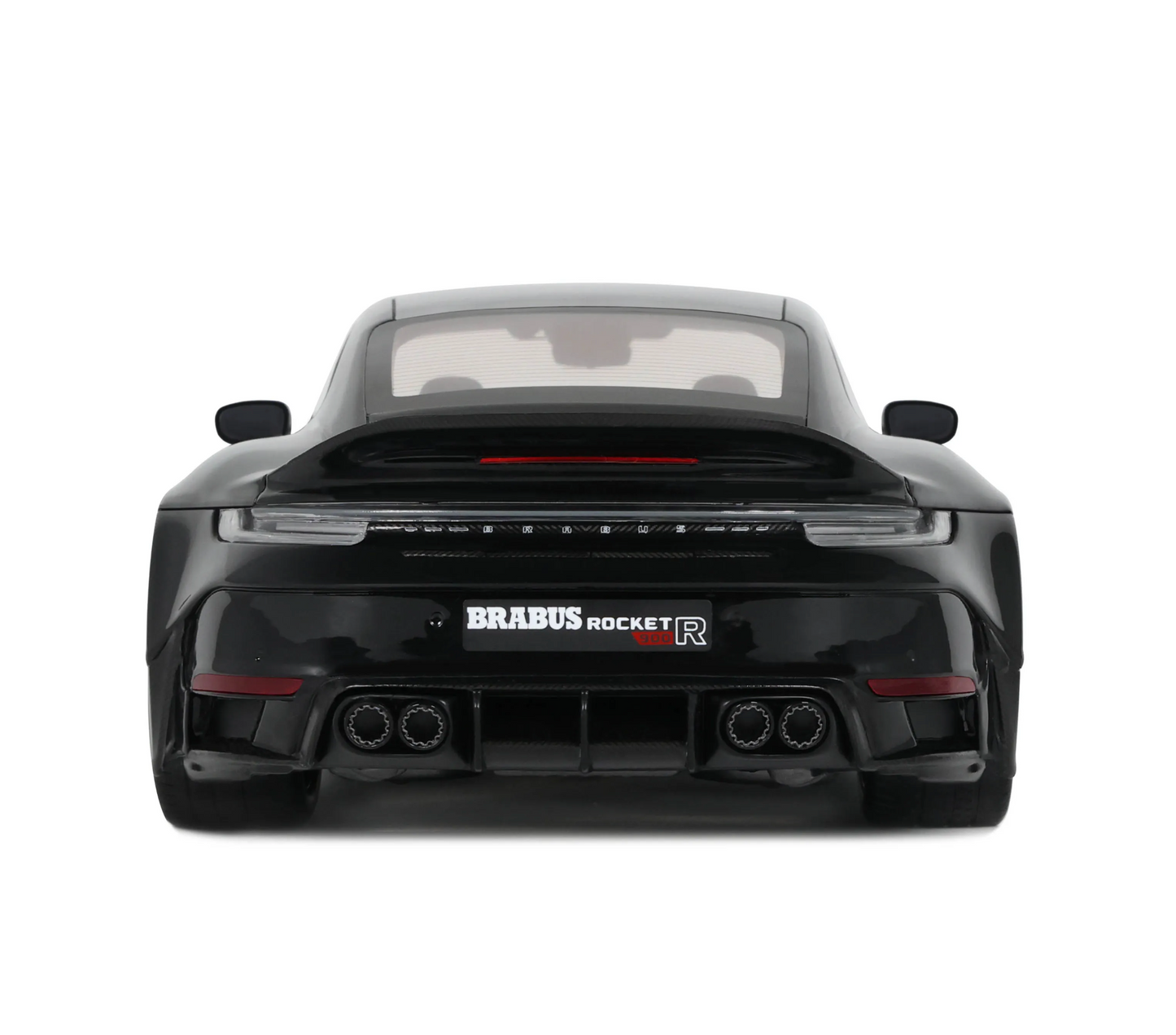 GT-Spirit 1:18 Porsche 911 ( 992) Turbo  Brabus 900 Rocket-R 2023 Zwart