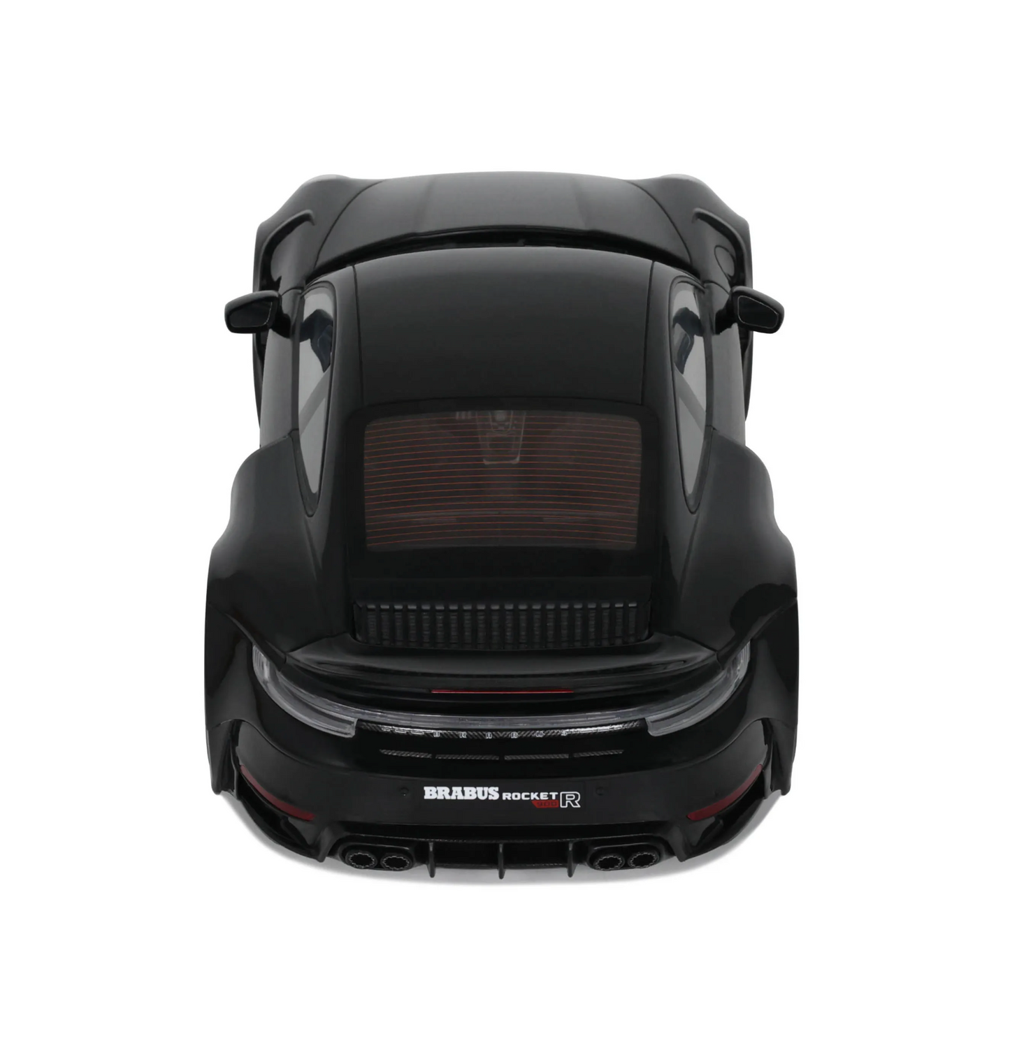 GT-Spirit 1:18 Porsche 911 ( 992) Turbo  Brabus 900 Rocket-R 2023 Zwart