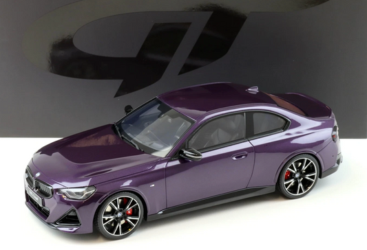 GT-Spirit 1:18 BMW M240i Coupe (G42) 2023 Thundernight Metallic