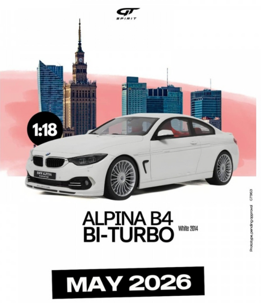 GT-Spirit 1:18 BMW ALPINA B4 BI-TURBO 2014