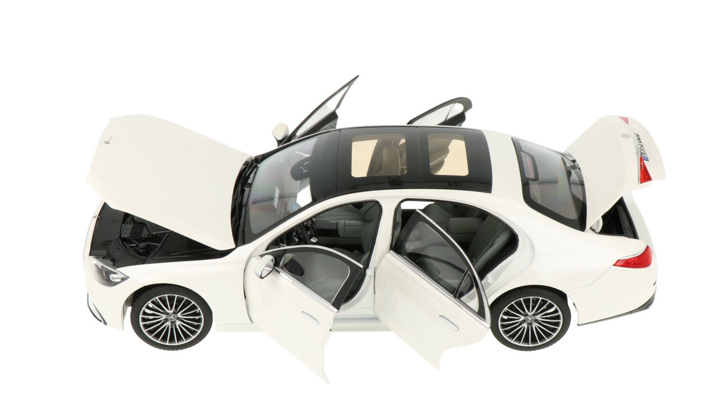 Norev 1:18 BMercedes-Benz S-Class AMG-Line (W223) White Metallic