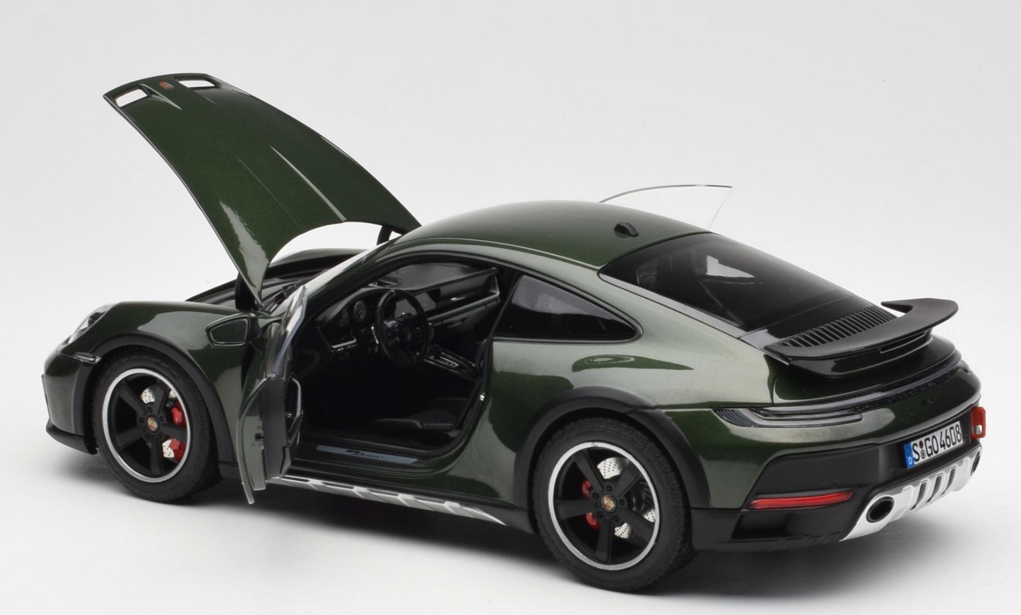 Norev 1:18 PORSCHE 911 992 DAKAR OAK GREEN METALLIC