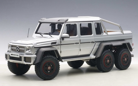 AutoArt 1:18 Mercedes-Benz G63 AMG 6x6 Silver