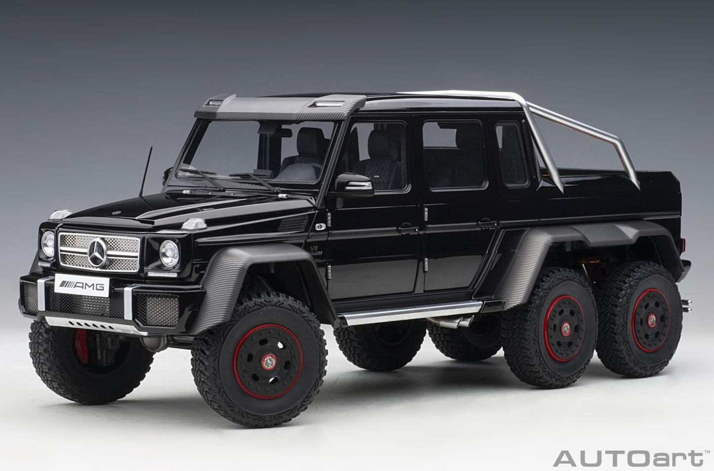 AutoArt 1:18 Mercedes-Benz G63 AMG 6×6 (Black)