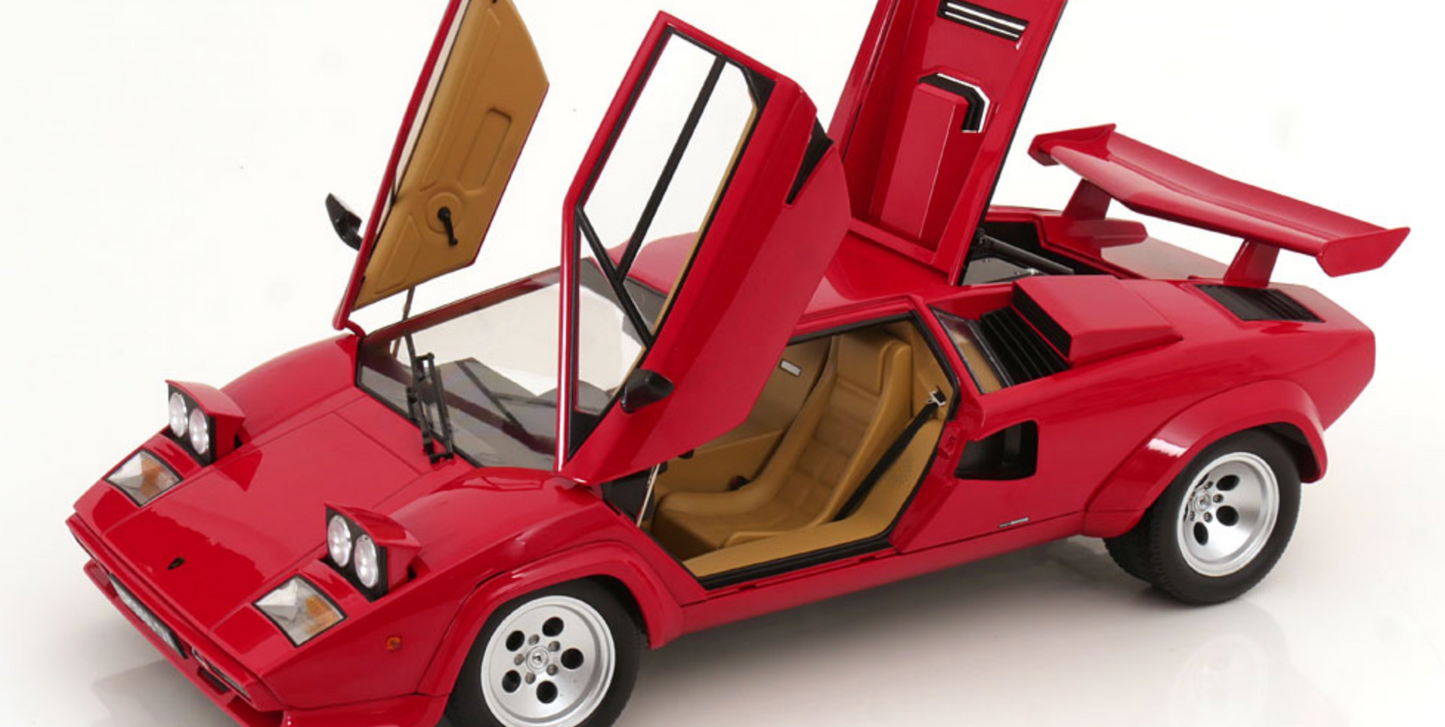 KK-Scale 1:12 Lamborghini Countach LP5000 S QV Red