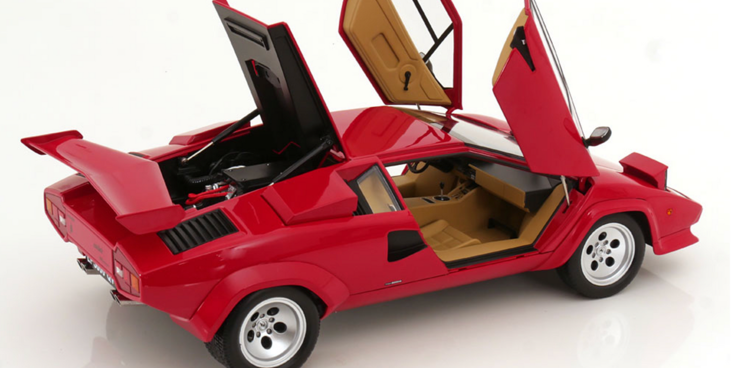 KK-Scale 1:12 Lamborghini Countach LP5000 S QV Red