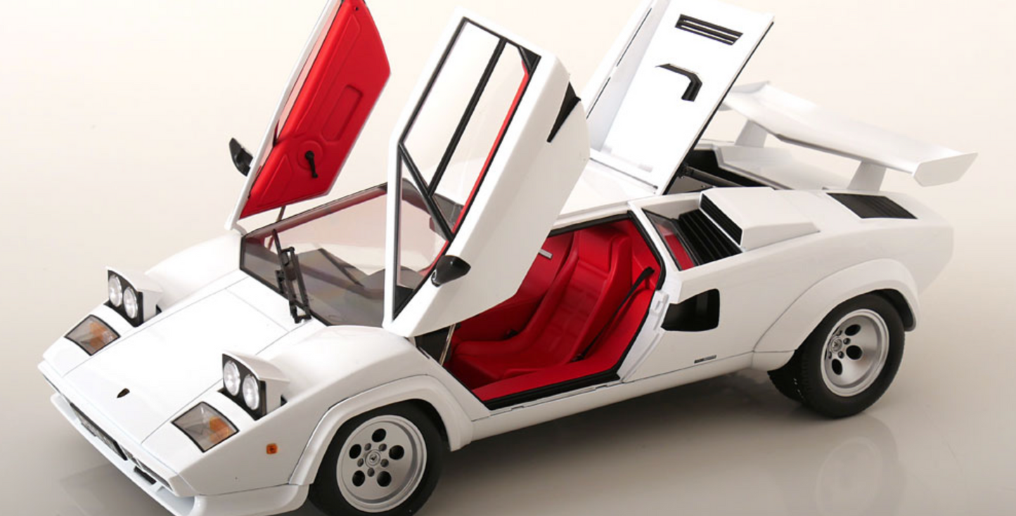 KK-Scale 1:12 Lamborghini Countach LP5000 S QV White