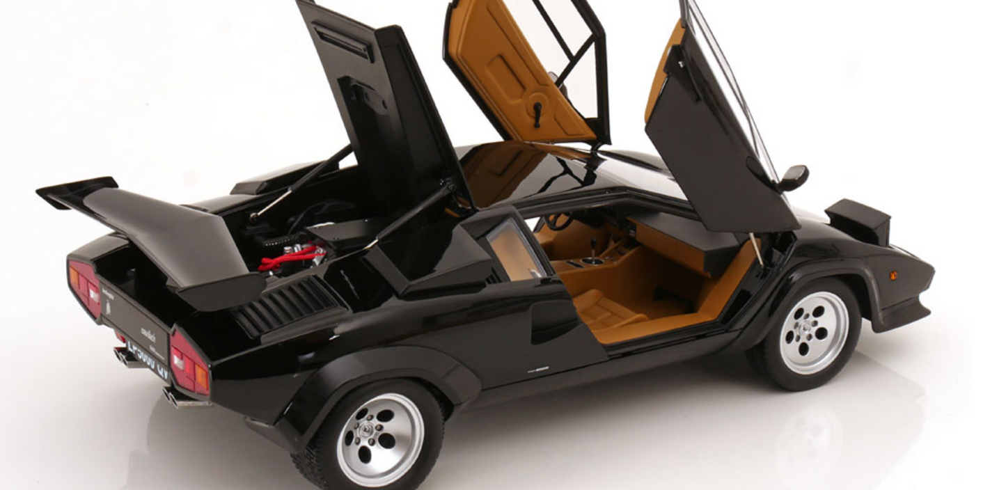 KK-Scale 1:12 Lamborghini Countach LP5000 S QV Black