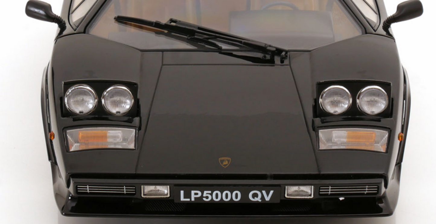 KK-Scale 1:12 Lamborghini Countach LP5000 S QV Black