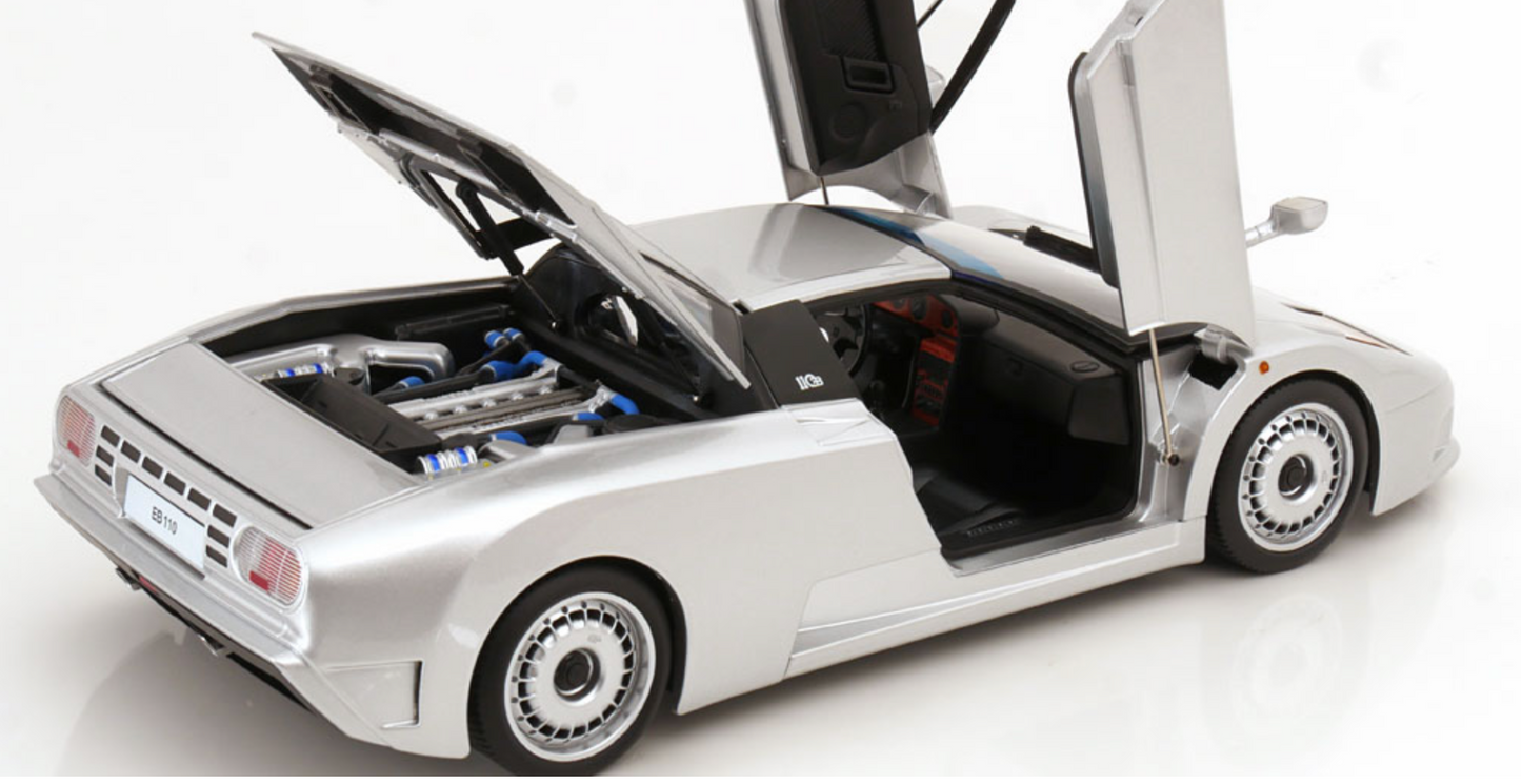 KK-Scale 1:12 Bugatti EB110 1991 Silver