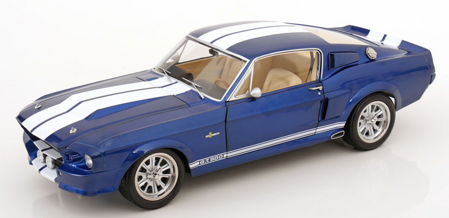 KK-Scale 1:12 Ford Mustang GT Shelby 500 1967 Blue