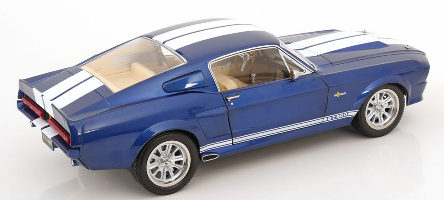 KK-Scale 1:12 Ford Mustang GT Shelby 500 1967 Blue