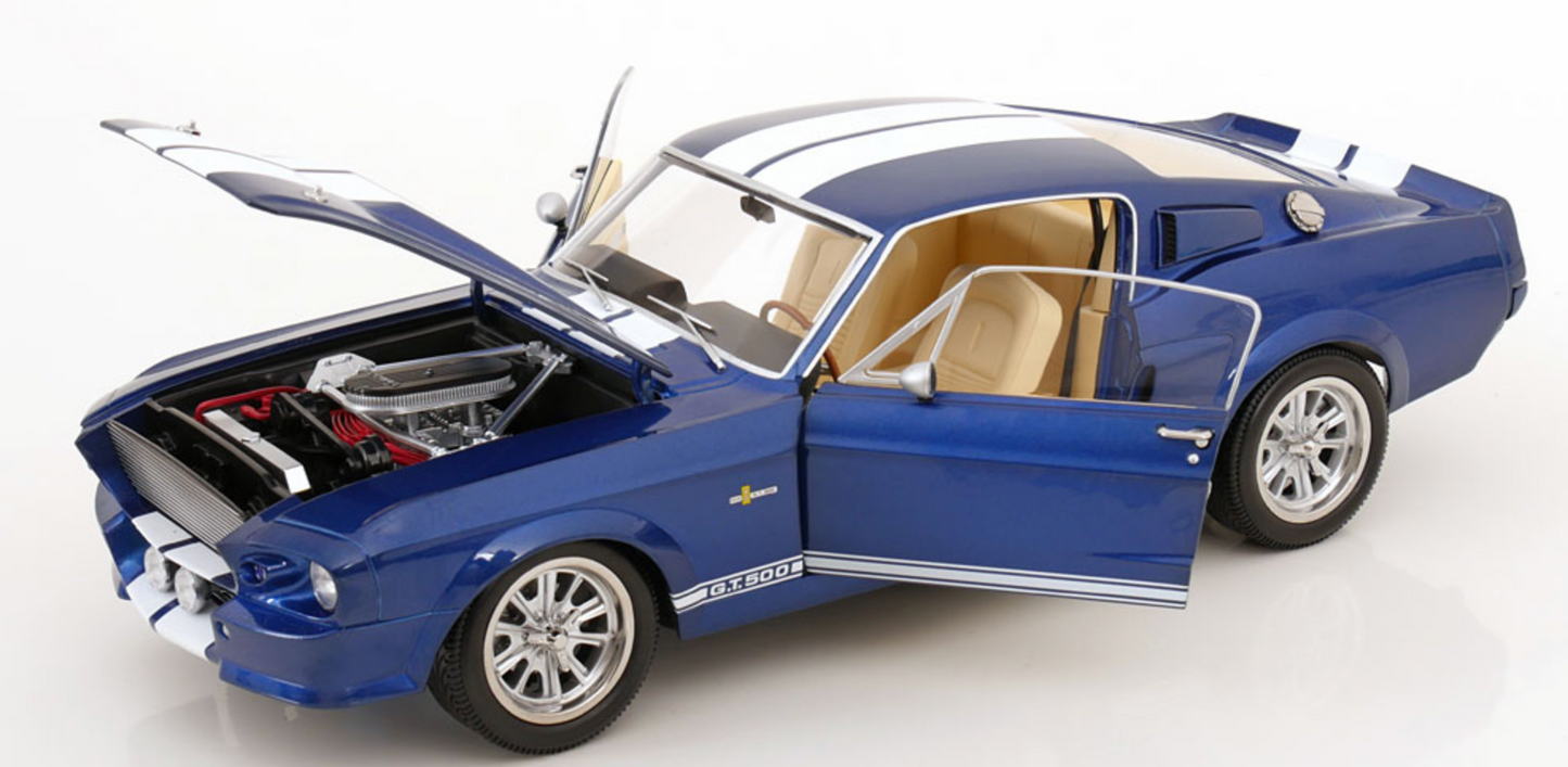 KK-Scale 1:12 Ford Mustang GT Shelby 500 1967 Blue