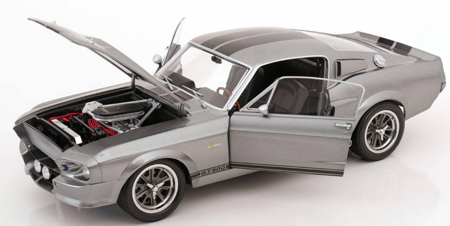 KK-Scale 1:12 Ford Mustang GT Shelby 500 1967 Eleanor Grey