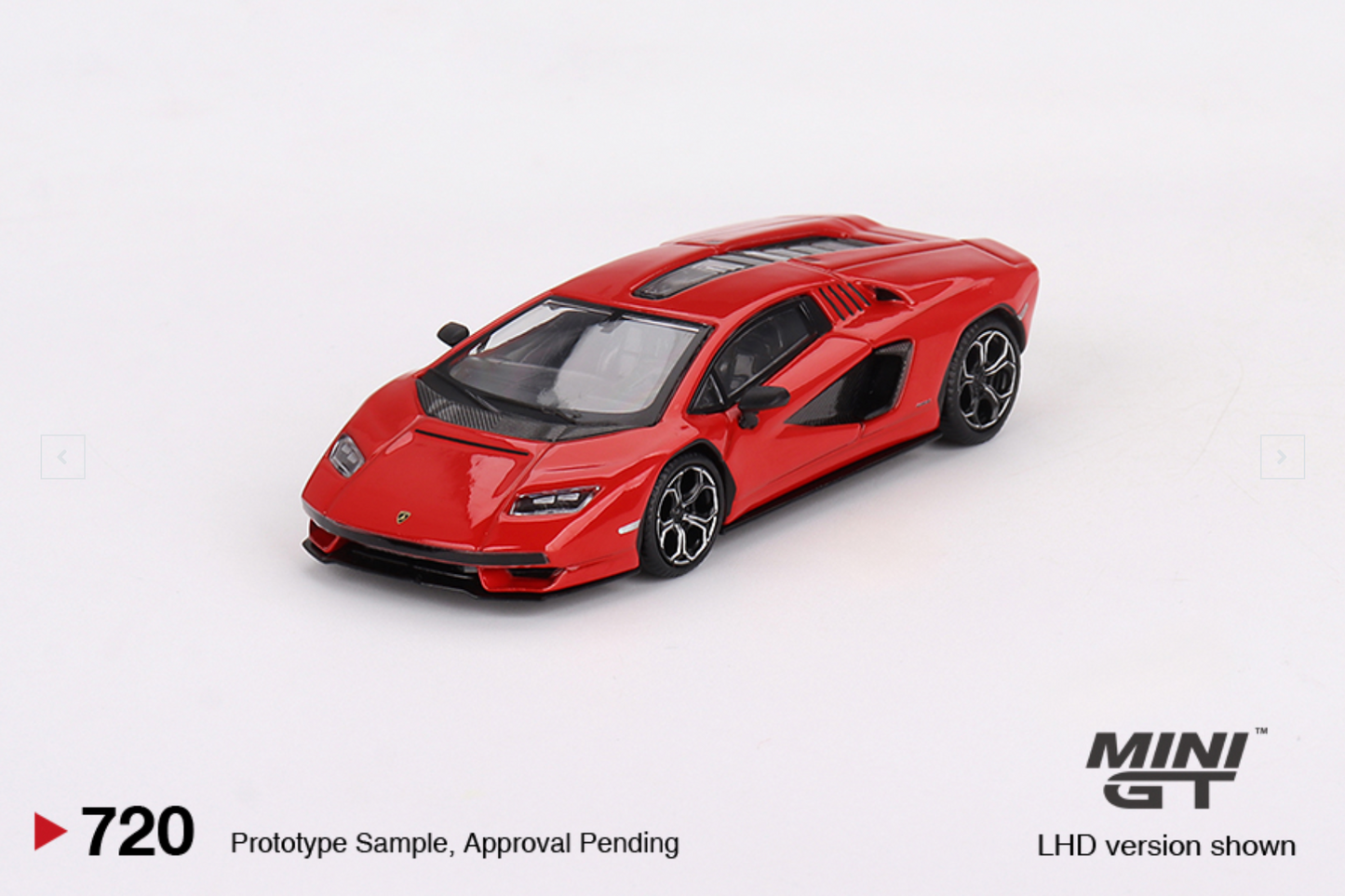 MiniGT - 1/64 Lamborghini Countach LPI 800-4 Rosso Mars