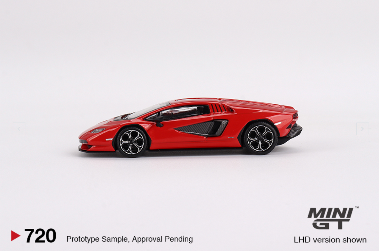 MiniGT - 1/64 Lamborghini Countach LPI 800-4 Rosso Mars