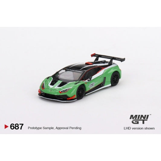 MiniGT - 1/64 LAMBORGHINI HURACAN GT3 EVO2 PRESENTATION (LHD)