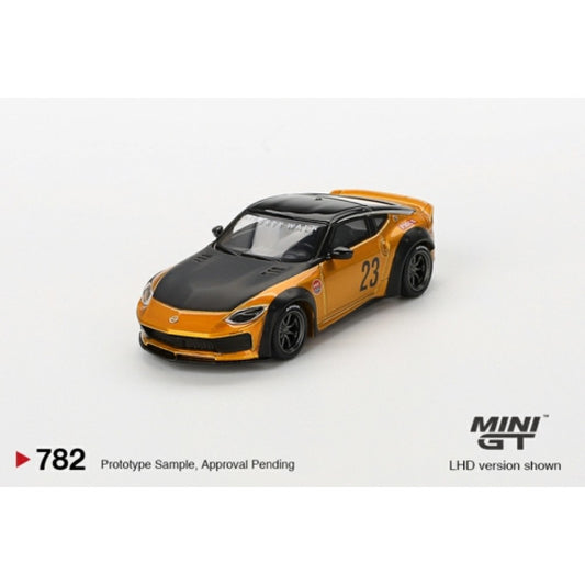 MiniGT - 1/64 NISSAN Z LB NATION WORKS LB GOLD (RHD)