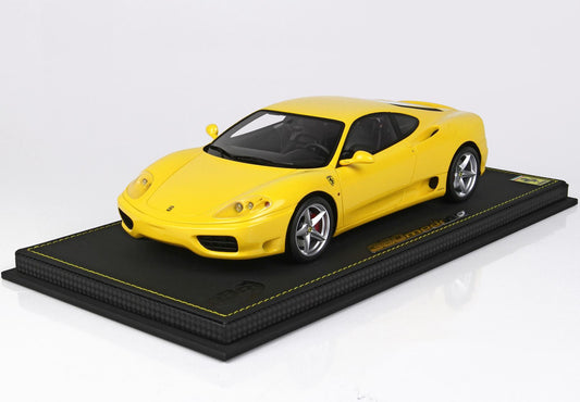 BBR Model 1:18 - Ferrari 360 Modena 1999 Yellow Modena F1 Gear BOX