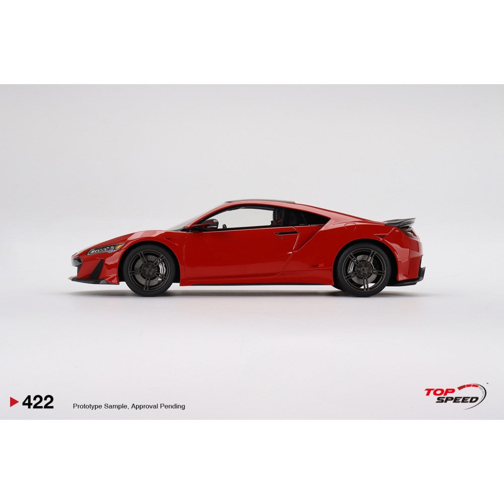 Top Speed Model - Acura NSX Type S 2022 Curva Red 1:18