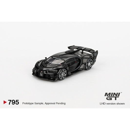 MiniGT - 1/64 BUGATTI VISION GRAN TURISMO BLACK (LHD)