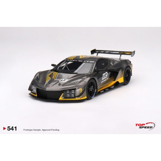 Top Speed Model - Chevrolet Corvette Z06 GT3.R 2023 Daytona Presentation 1:18