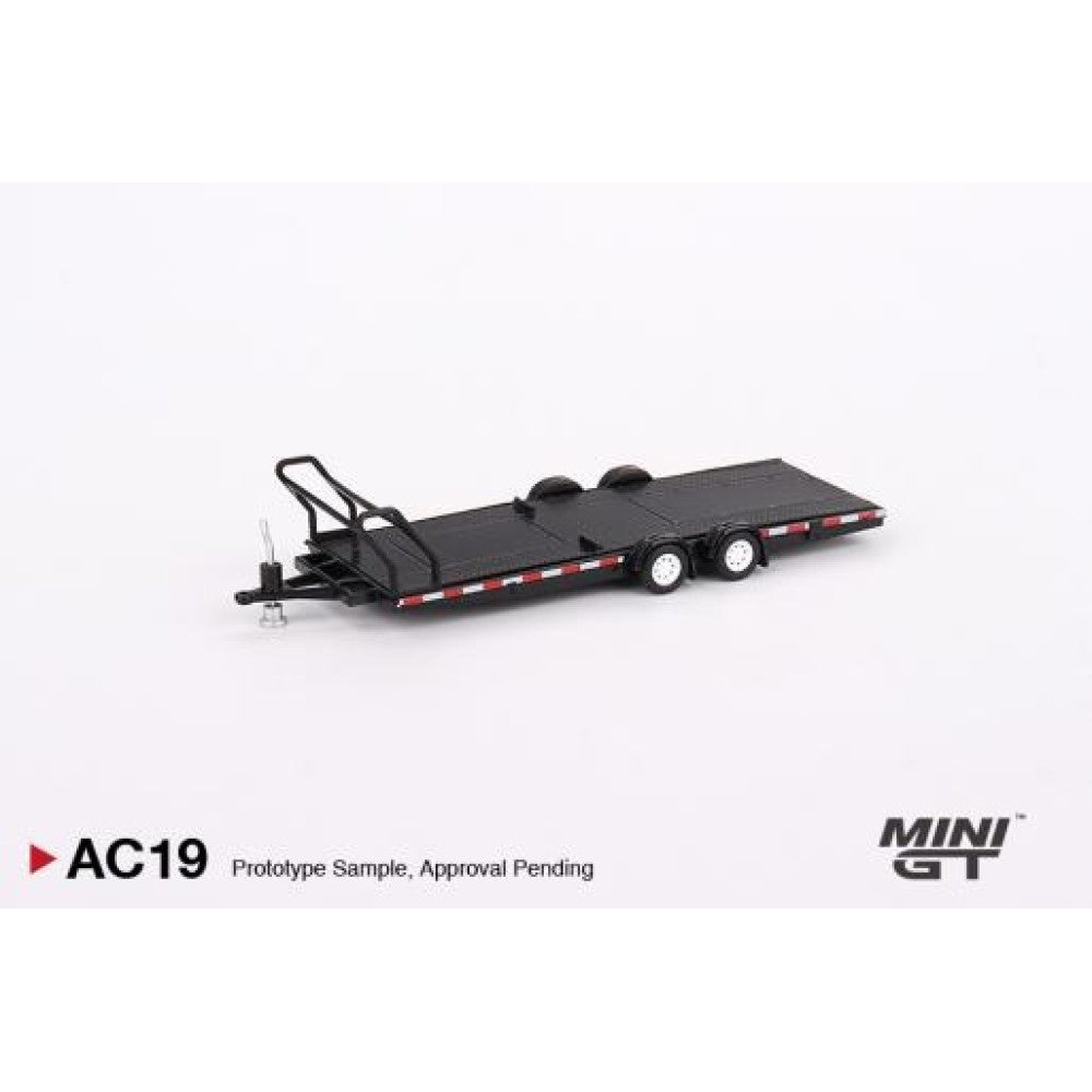 MiniGT - 1/64 CAR HAULER TRAILER TYPE B BLACK