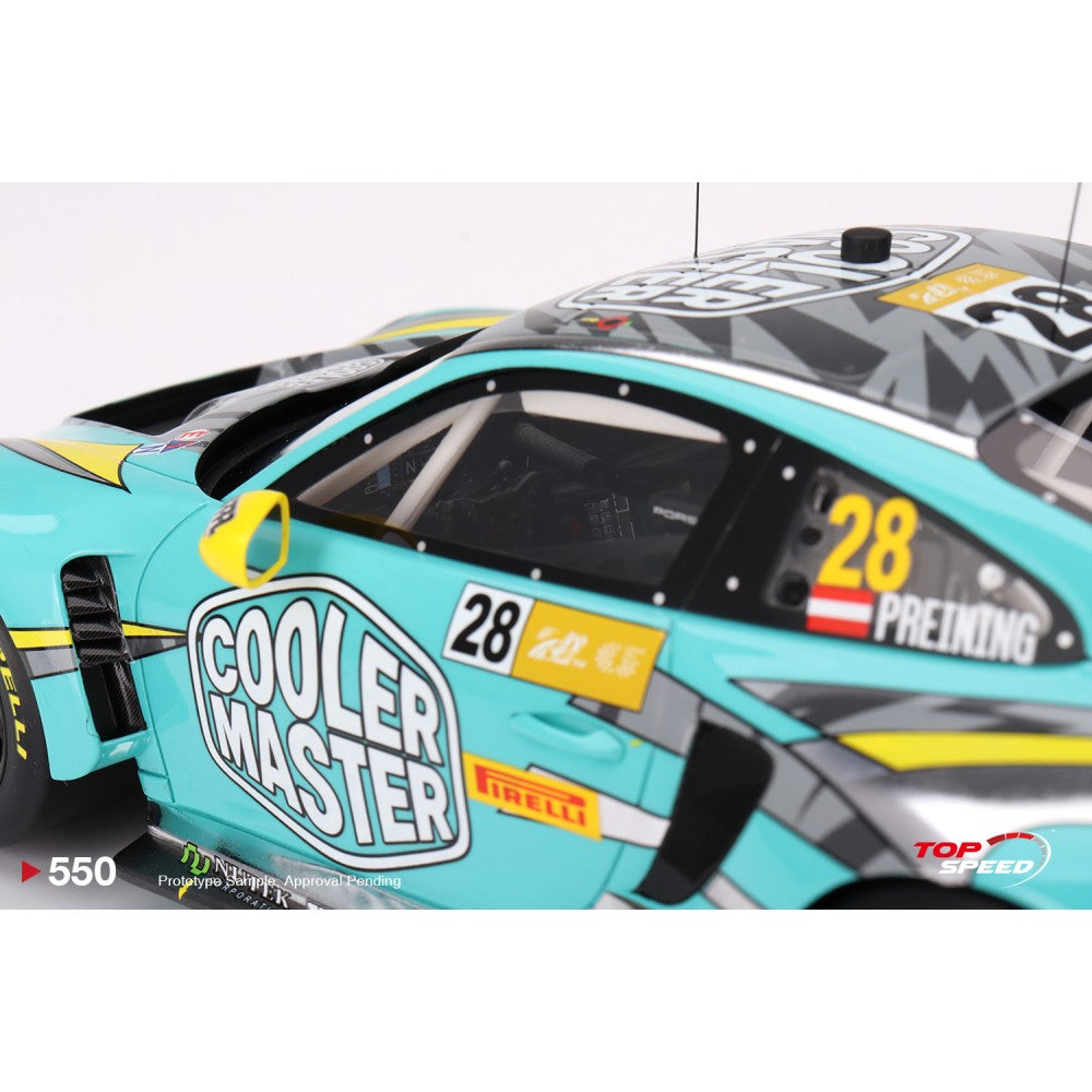 Top Speed Model - Porsche 911 GT3 R #27 HubAuto Racing 2023 FIA GT World Cup 70th Macau Grand Prix 1:18