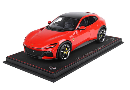 BBR Model 1:18 - Ferrari Purosangue Rosso Corsa 322 Carbon Fiber Roof