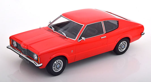 KK-Scale 1:18 - Ford Taunus L Coupe 1971 Rood