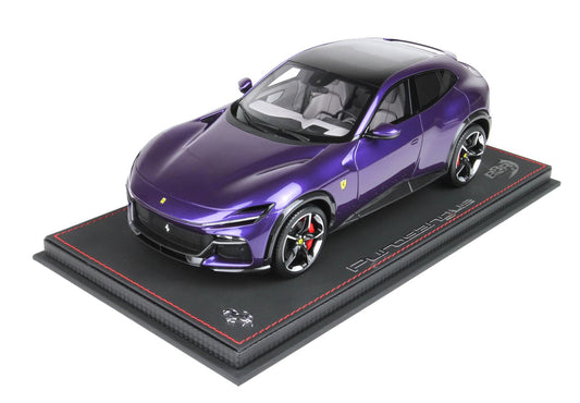 BBR Model 1:18 - Ferrari Purosangue Panoramic Roof Al Humaid Violet