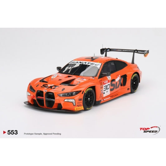 Top Speed Model - BMW M4 GT3 #30 BMW M4 GT3 " BMW M Team WRT  2023 IGTC INDY 8 Hrs. Winner 1:18