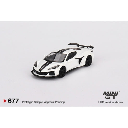MiniGT - 1/64 CHEVROLET CORVETTE Z06 2023 ARCTIC WHITE (LHD)