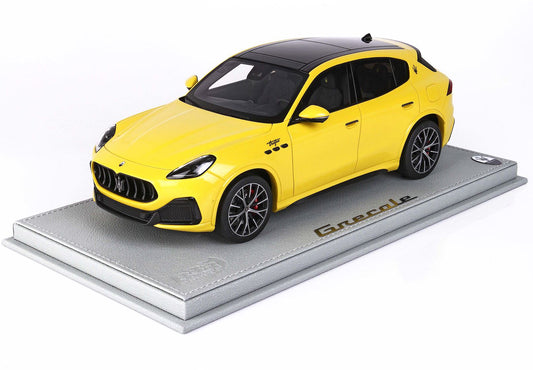 BBR Model 1:18 - Maserati Grecale Trofeo Yellow