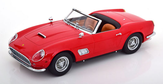 KK-Scale 1:18 - Ferrari 250 GT California Spyder US Version Hardtop 1960 Rood
