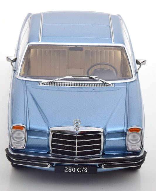 KK-Scale 1:18 - Mercedes 280C/8 W114 Coupe 1969 Lichtblauw Metallic