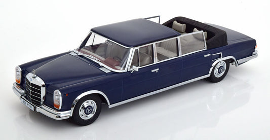 KK-Scale 1:18 - Mercedes 600 W100 Landaulet 1964 Blauw Metallic