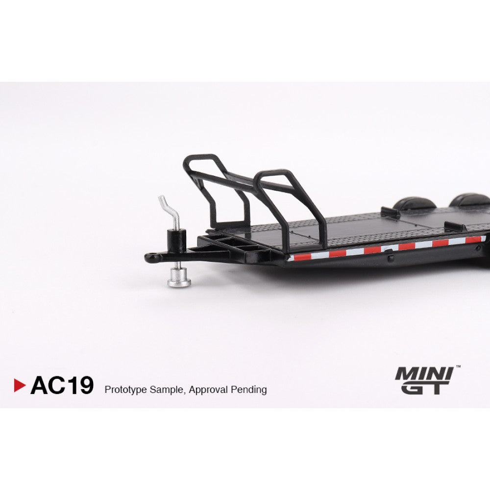 MiniGT - 1/64 CAR HAULER TRAILER TYPE B BLACK