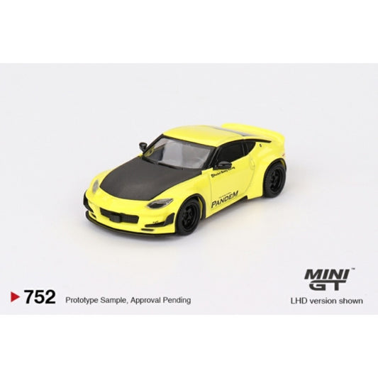 MiniGT - 1/64 NISSAN Z PANDEM IKAZUCHI YELLOW (LHD)