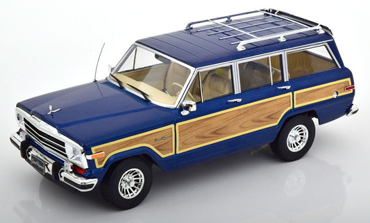 KK-Scale 1:18 - Jeep Grand Wagoneer 1989 Blue Metallic