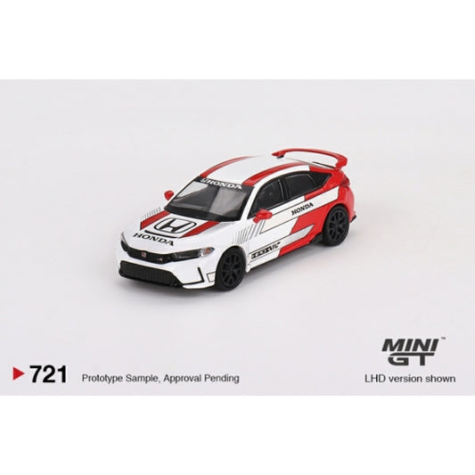 MiniGT - 1/64 HONDA CIVIC TYPE R NO.2 2023 PACE CAR WHITE (LHD)