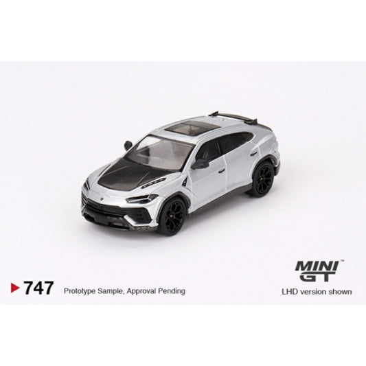 MiniGT - 1/64 LAMBORGHINI URUS PERFORMANCE GRIGIO NIMBUS (LHD)