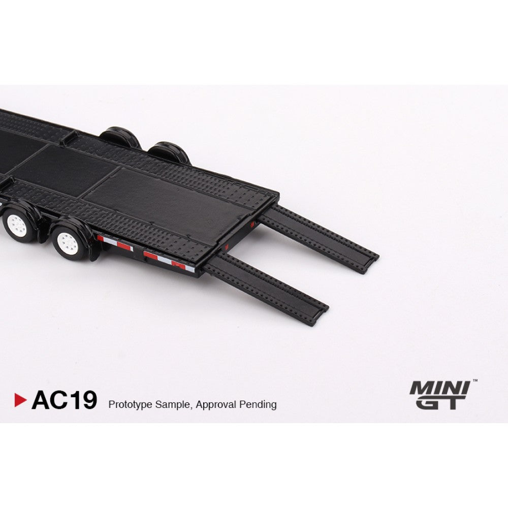 MiniGT - 1/64 CAR HAULER TRAILER TYPE B BLACK