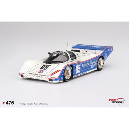 Top Speed Model - Porsche 962 #85 Bayside Disposal Racing 1987 IMSA Laguna Seca 300 km Winner 1:18