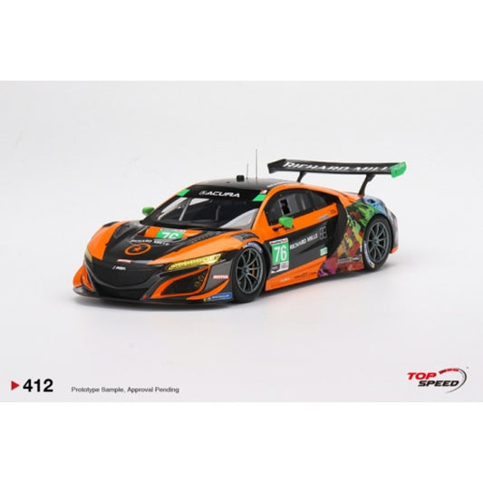 Top Speed Model - Acura NSX GT3 EVO #76 Compass Racing IMSA 2021 1:18