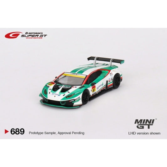 MiniGT - 1/64 LAMBORGHINI HURACAN GT3 EVO NO.87 BAMBOO AIRWAYS LAMBORGHINI GT3 JLOC 2023 SUPER GT SERIES (JAPANESE EXCLUSIVE)