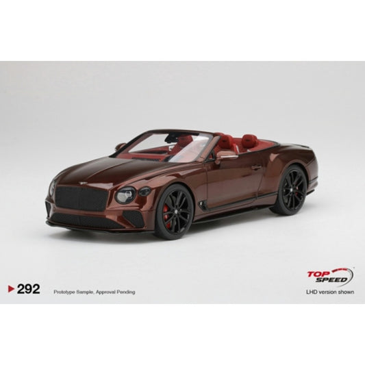 Top Speed Model - Bentley Continental GT Convertible Cricket Ball 1:18